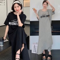 小女人不規則下擺長裙