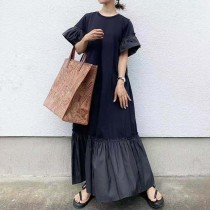 紙片人加長洋裝
